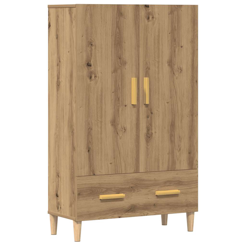 Visoka ploča Artisan hrast 70x31x115 cm izrađeno drvo