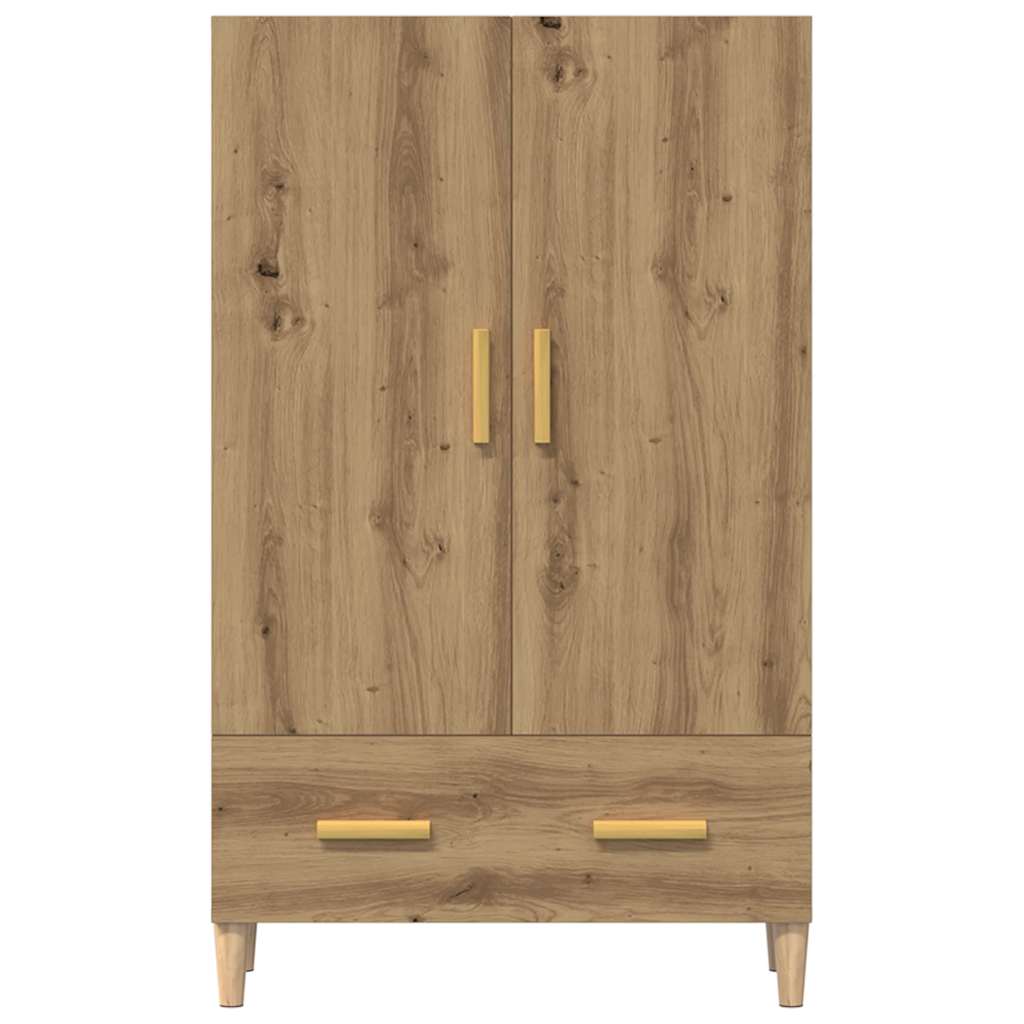 Visoka ploča Artisan hrast 70x31x115 cm izrađeno drvo