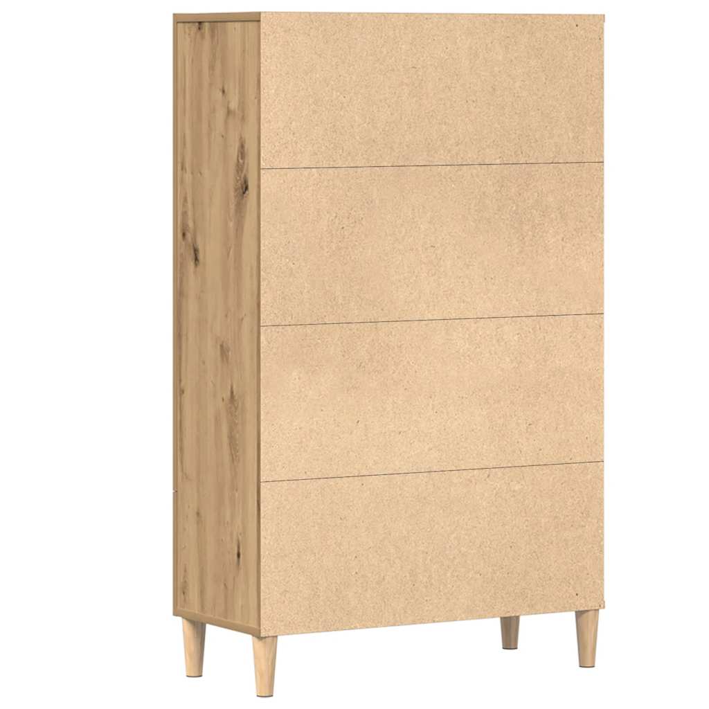 Visoka ploča Artisan hrast 70x31x115 cm izrađeno drvo