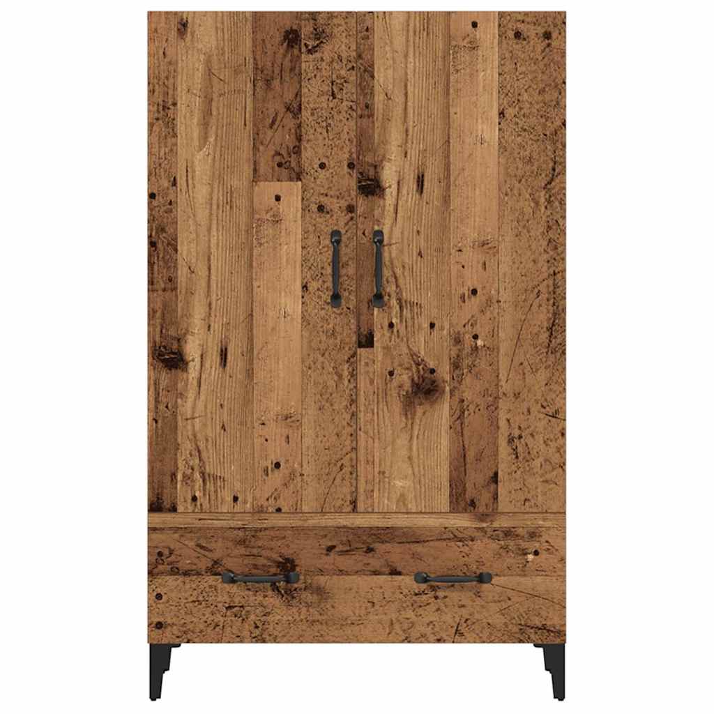Visoka ploča staro drvo 70x31x115 cm konstruirano drvo