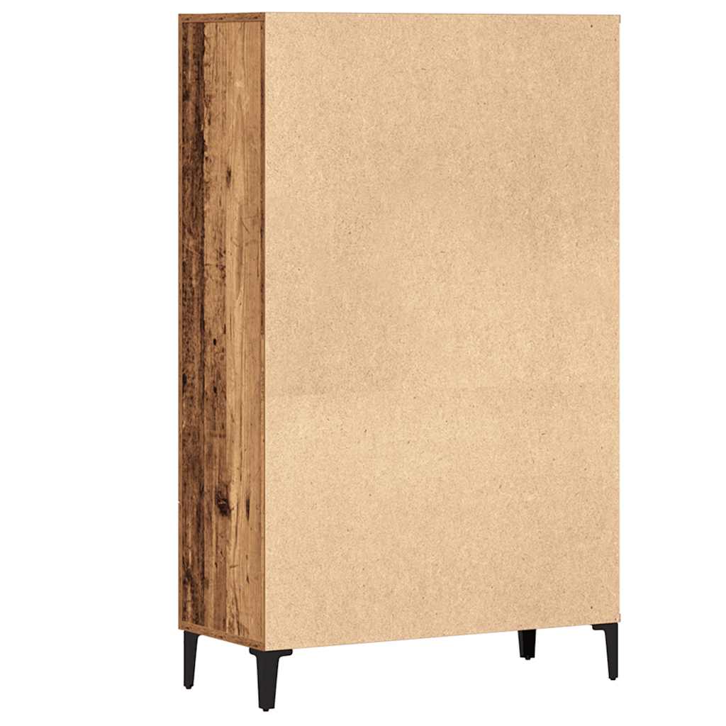 Visoka ploča staro drvo 70x31x115 cm konstruirano drvo
