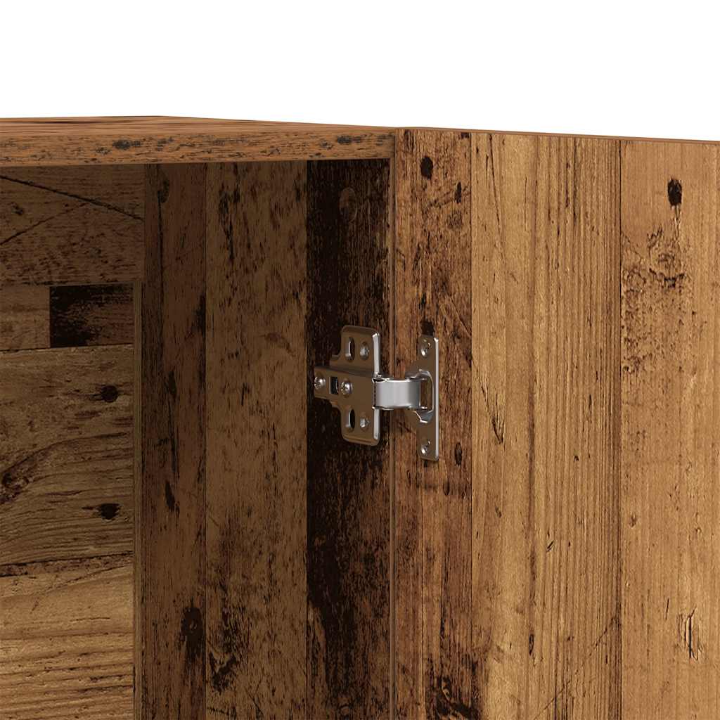 Visoka ploča staro drvo 70x31x115 cm konstruirano drvo