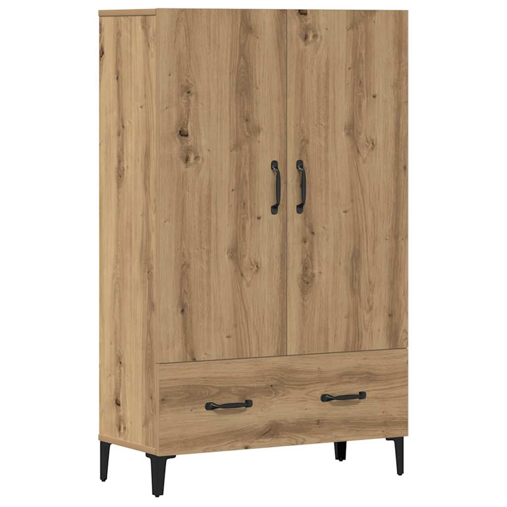 Visoka ploča Artisan hrast 70x31x115 cm izrađeno drvo