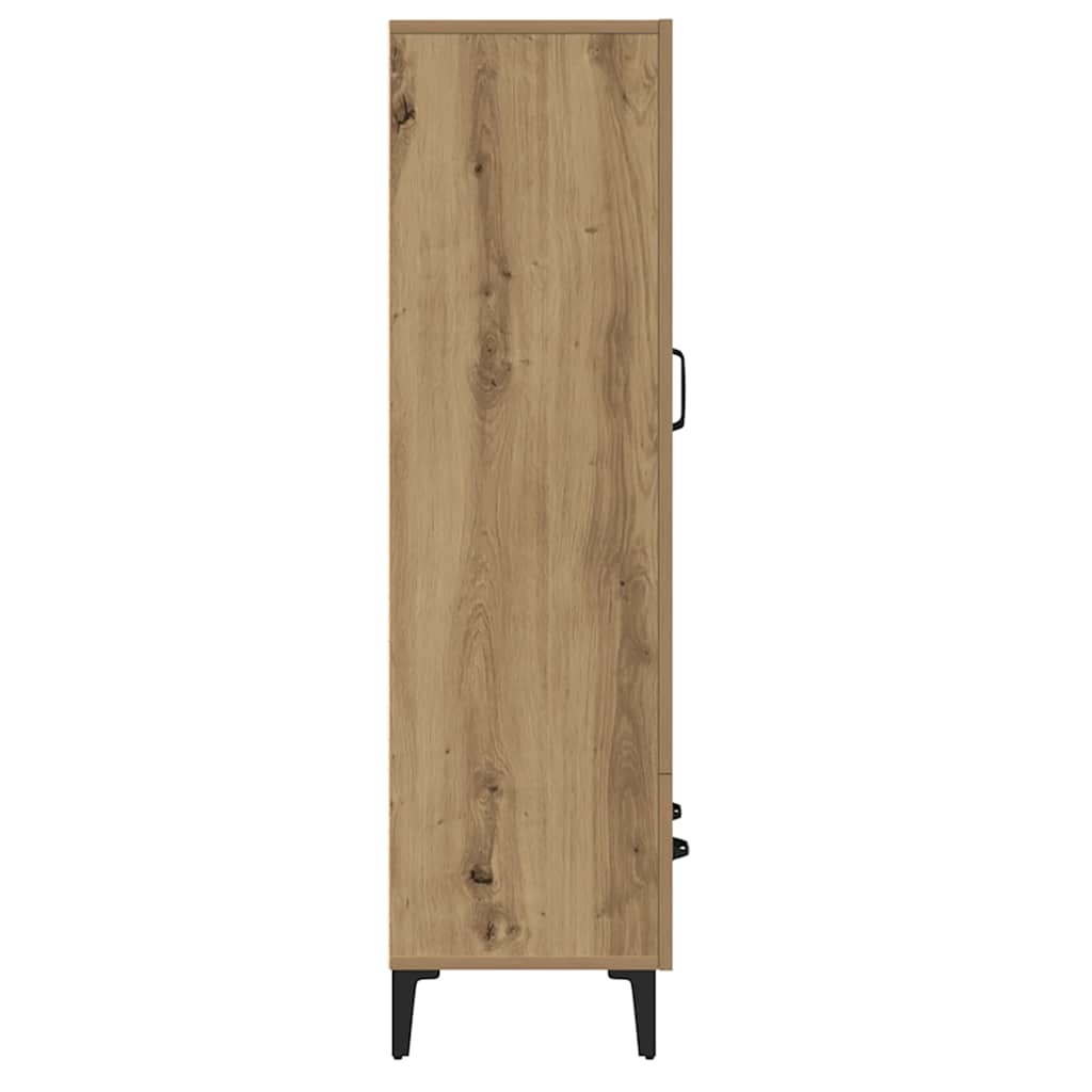 Visoka ploča Artisan hrast 70x31x115 cm izrađeno drvo