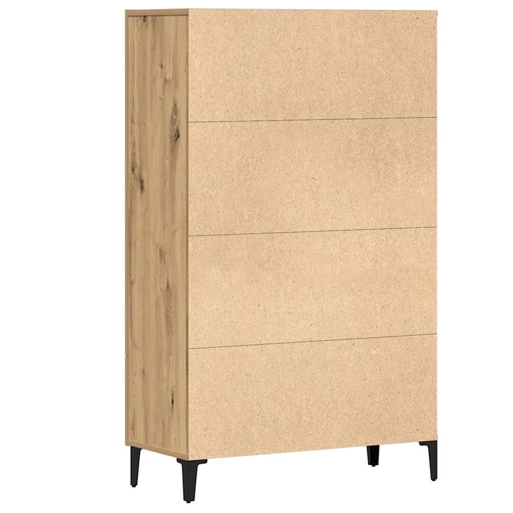 Visoka ploča Artisan hrast 70x31x115 cm izrađeno drvo