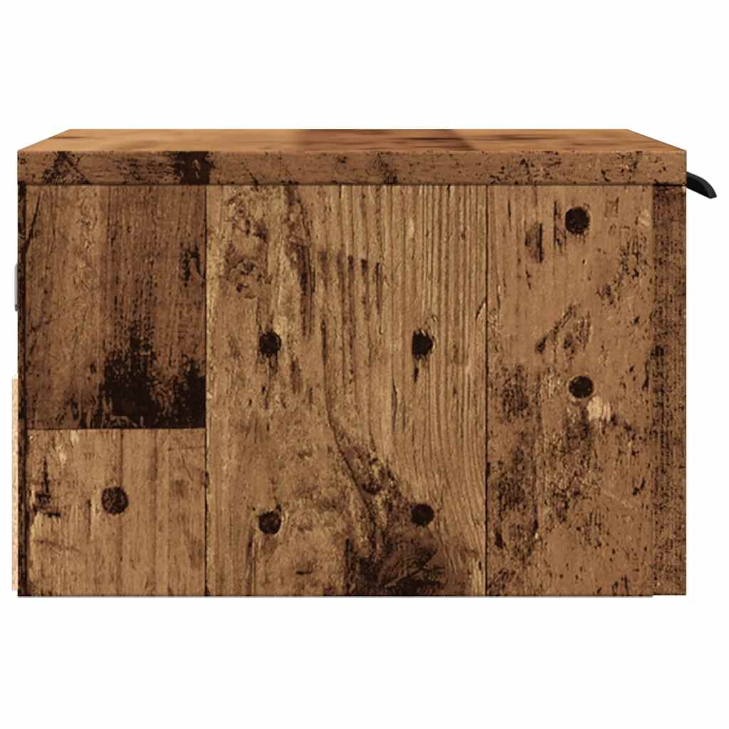 Zidni noćni ormarići 2 kom Staro drvo 34x30x20 cm