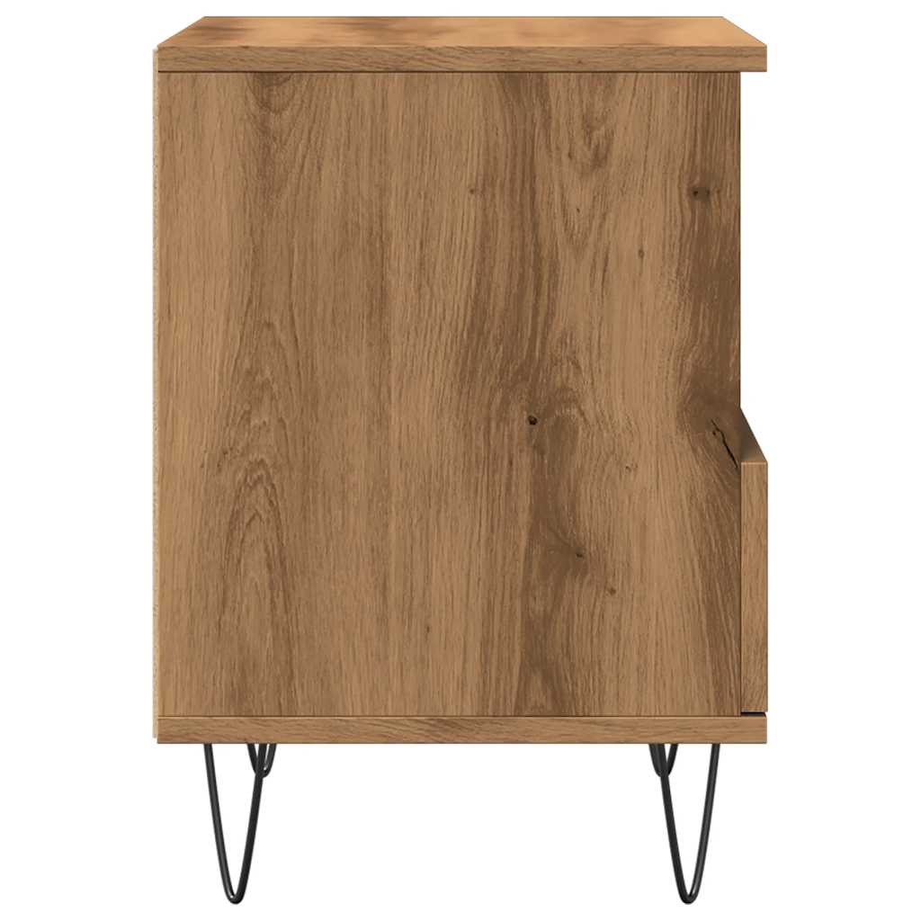 Noćni ormarić Artisan hrast 40x35x50 cm izrađeno drvo