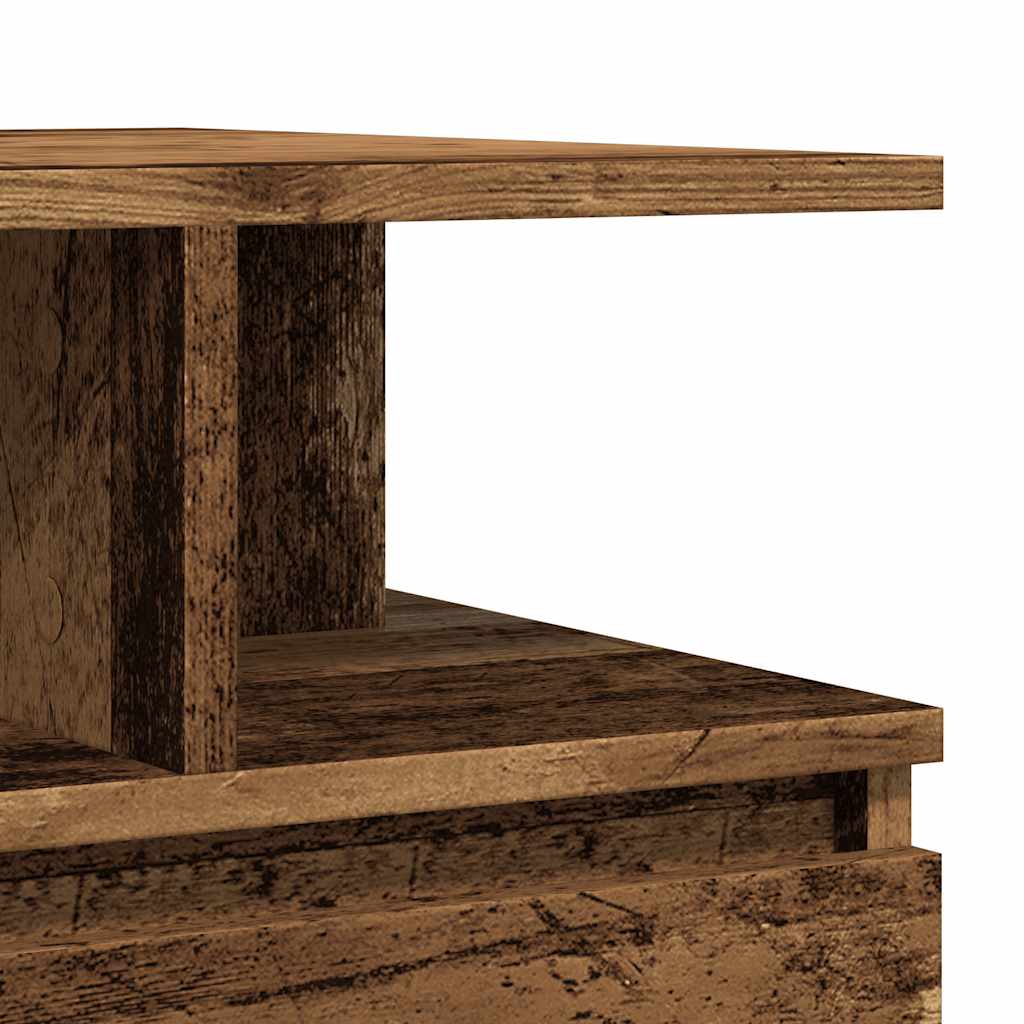 Stolić za kavu boja staro drvo 90x49x45 cm konstruiranog drva