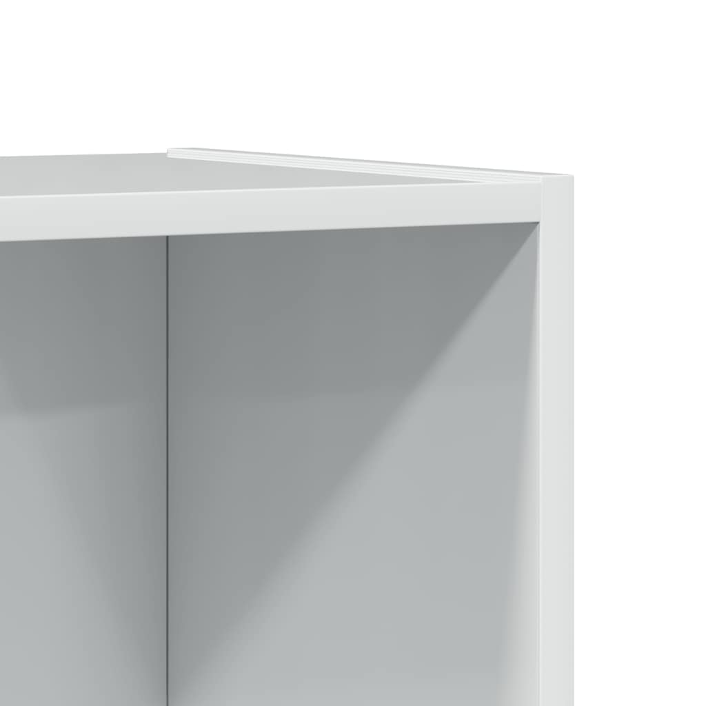 Regal za knjige sjajni bijeli 60x24x143 cm konstruirano drvo