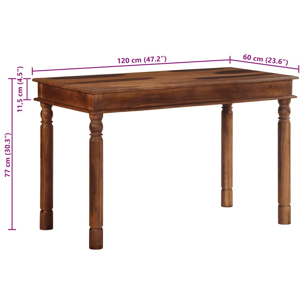 Blagovaonski stol 120x60x77 cm puno drvo bagrem
