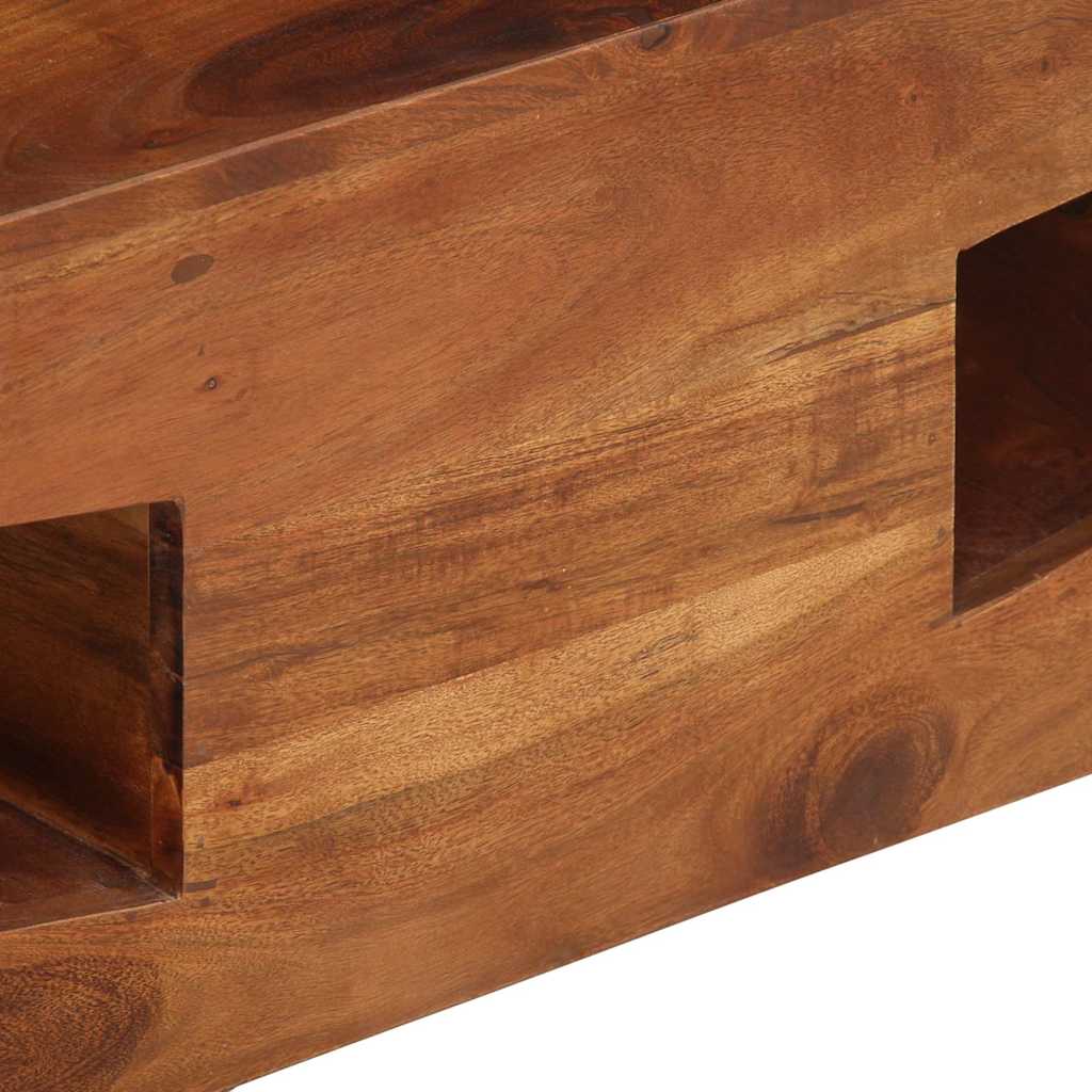 Stol za kavu 90x60x30 cm puno drvo bagrem