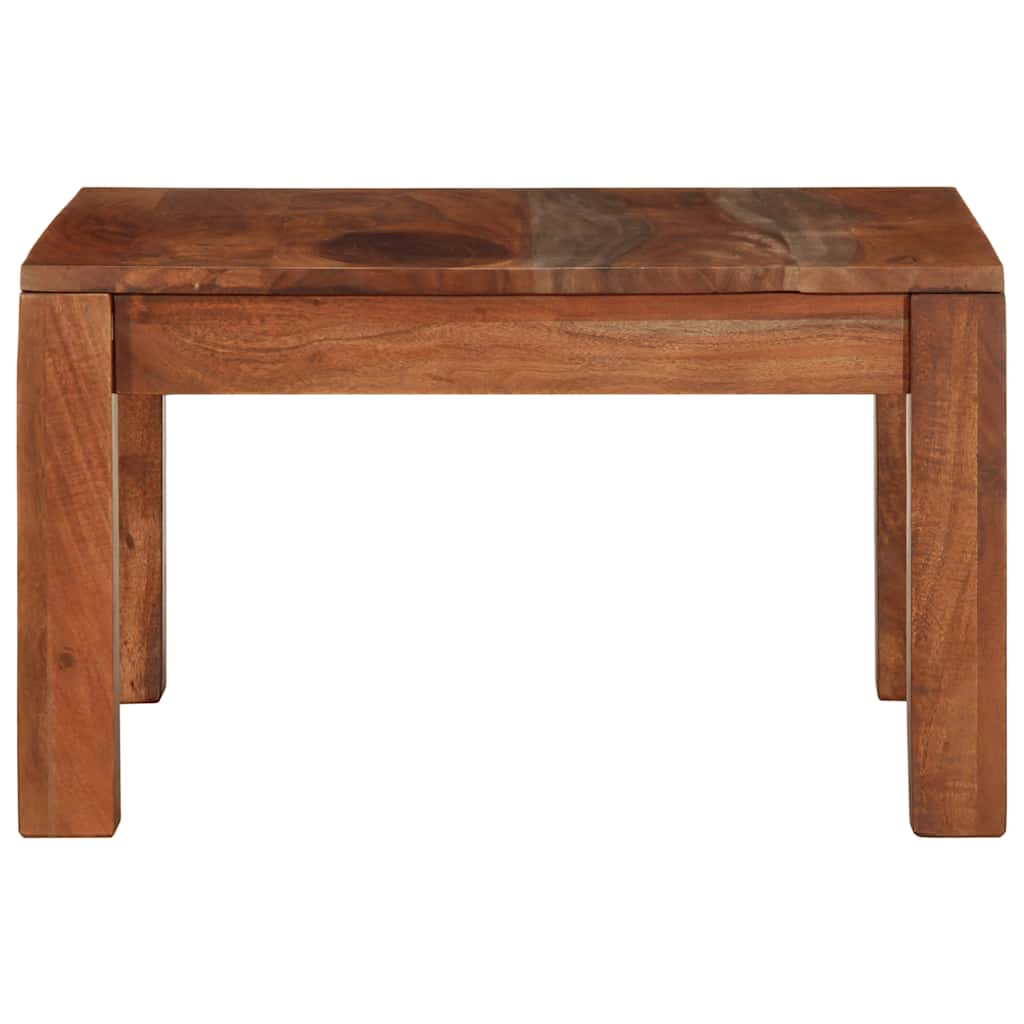 Stol za kavu 60x60x35 cm puno drvo bagrem