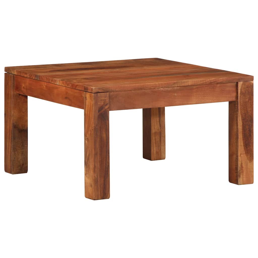 Stol za kavu 60x60x35 cm puno drvo bagrem