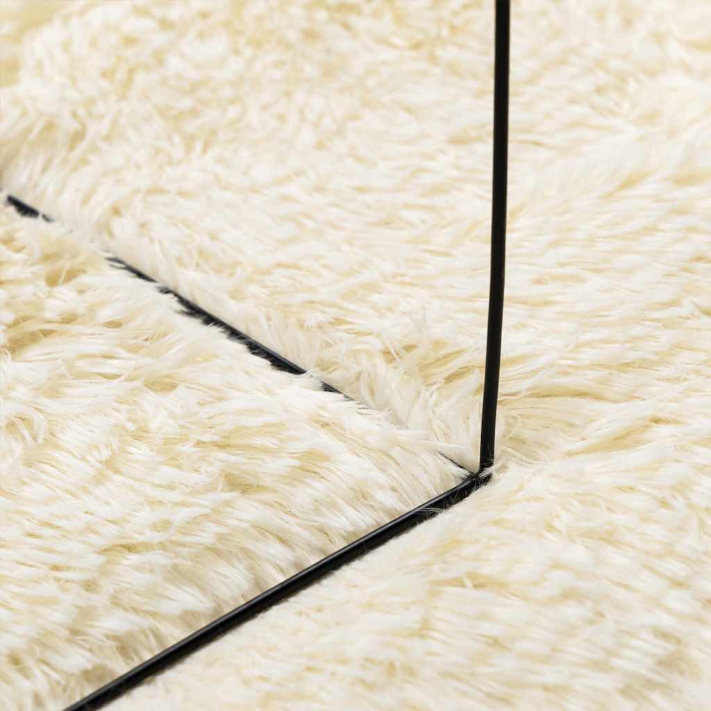 Čupavi tepih s visokim vlaknima NAVARRA krem 80x150 cm
