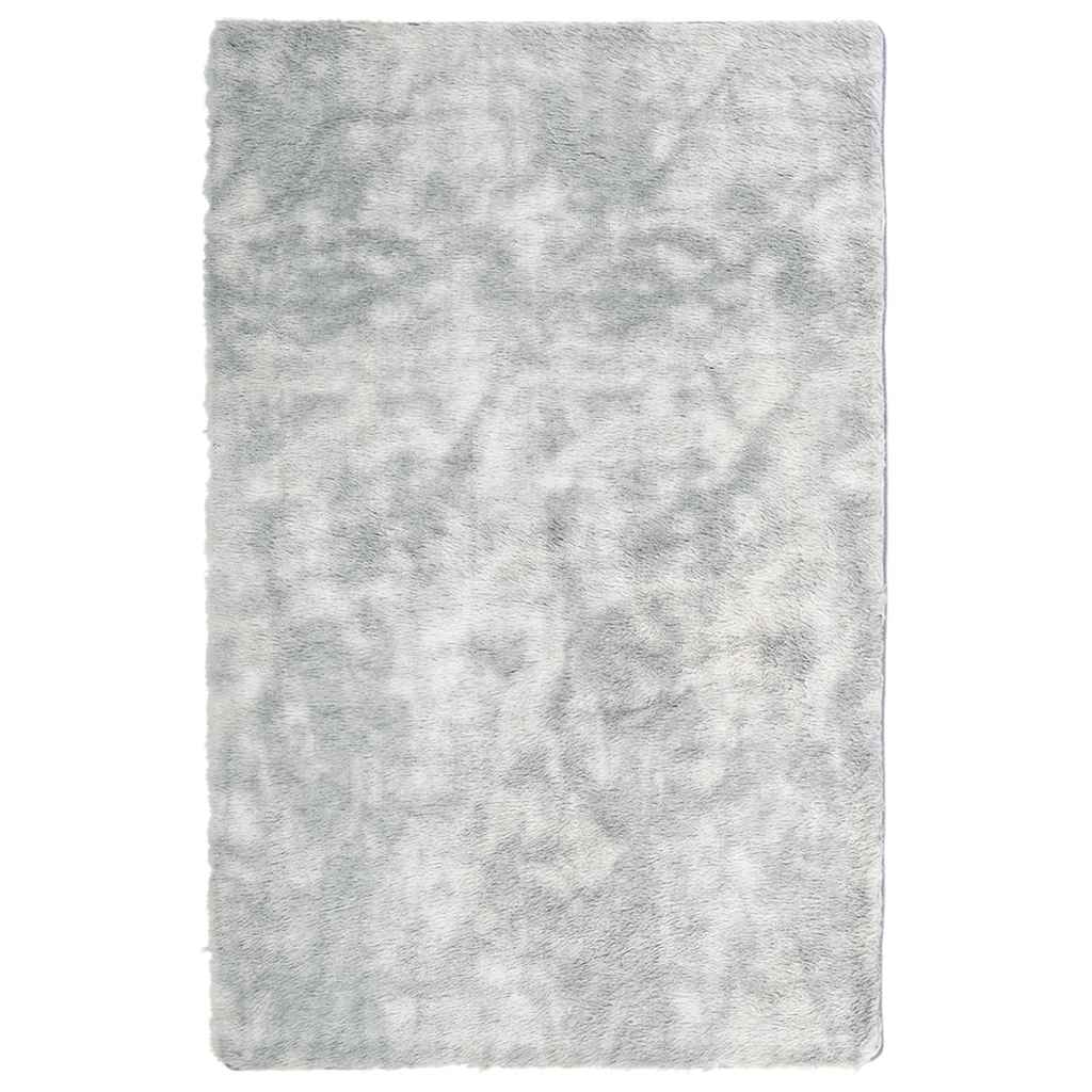 Čupavi tepih s visokim vlaknima NAVARRA srebrnosiva 130x200cm