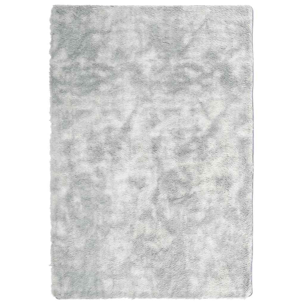 Čupavi tepih s visokim vlaknima NAVARRA srebrnosiva 200x290cm