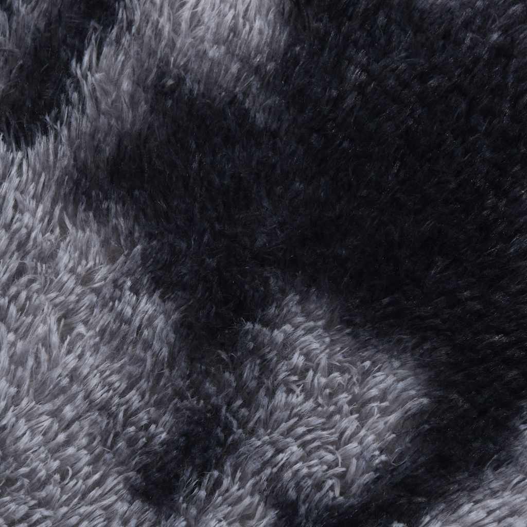 Čupavi tepih s visokim vlaknima NAVARRA tamnosiva 200x200 cm