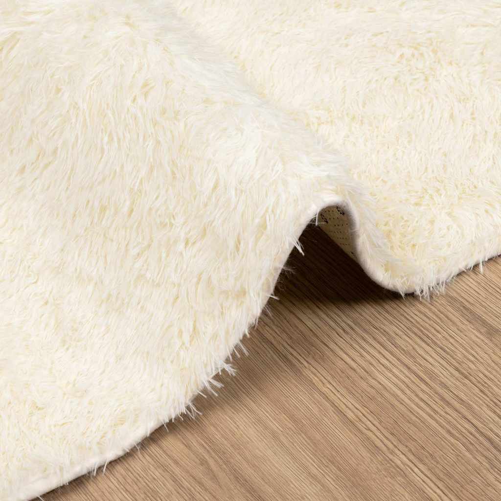 Čupavi tepih s visokim vlaknima NAVARRA krem 240x240 cm
