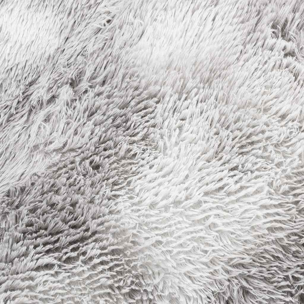 Čupavi tepih s visokim vlaknima NAVARRA srebrnosiva 100x100cm
