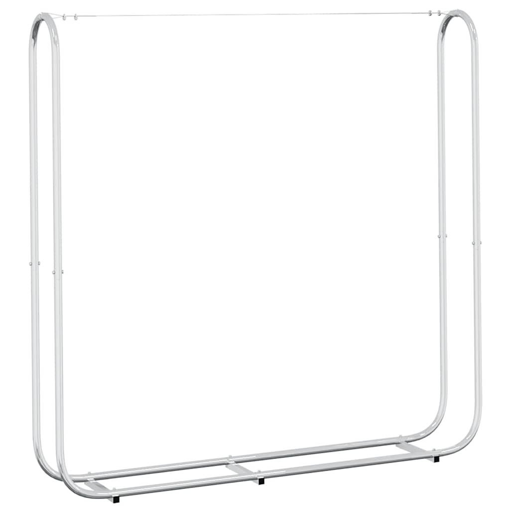 Stalak za drva za ogrjev 150x25x150 cm Pocinčani čelik