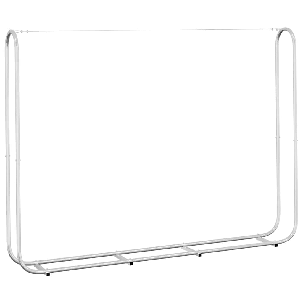 Stalak za drva za ogrjev 200x25x150 cm Pocinčani čelik