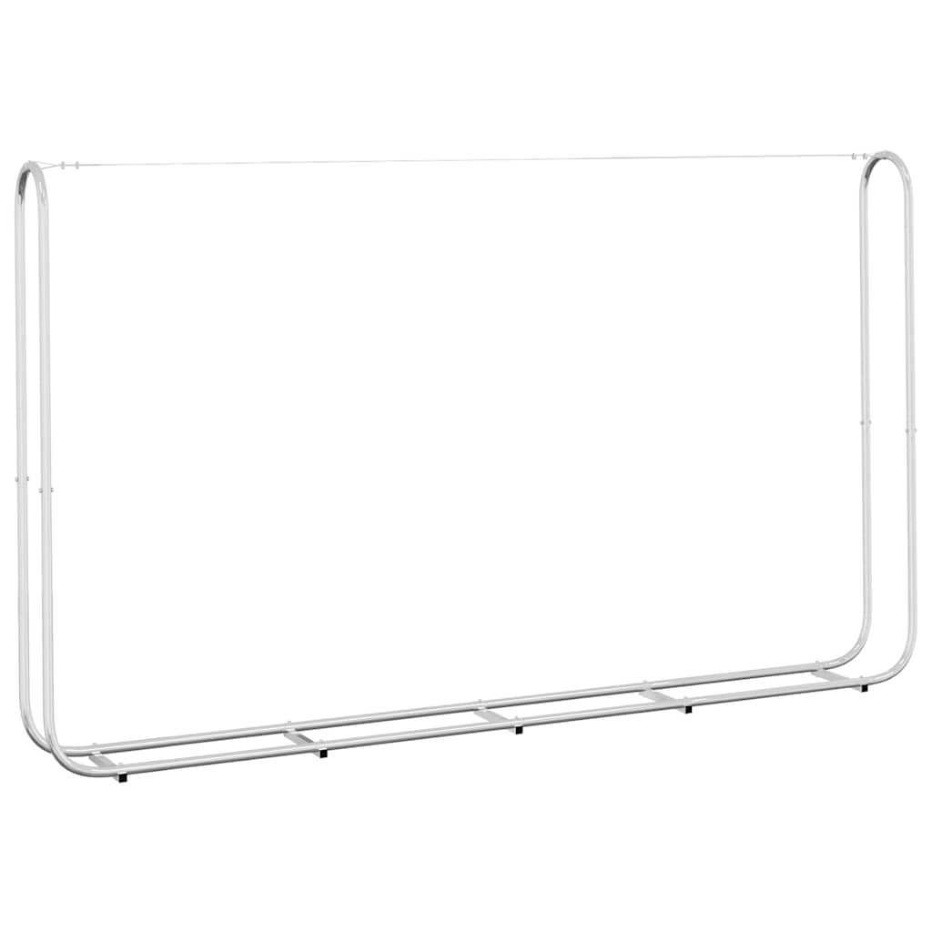 Stalak za drva za ogrjev 250x25x150 cm Pocinčani čelik