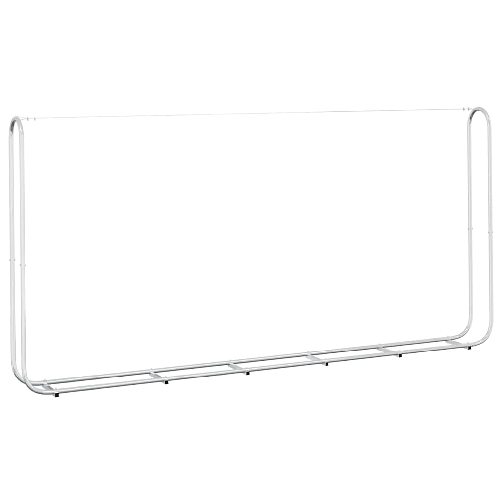 Stalak za drva za ogrjev 300x25x150 cm Pocinčani čelik