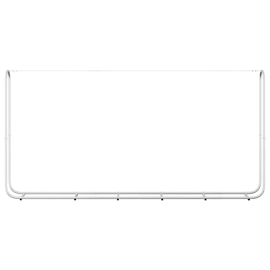 Stalak za drva za ogrjev 300x25x150 cm Pocinčani čelik