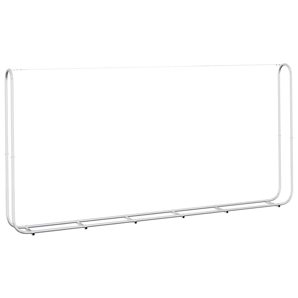 Stalak za drva za ogrjev 300x25x150 cm Pocinčani čelik