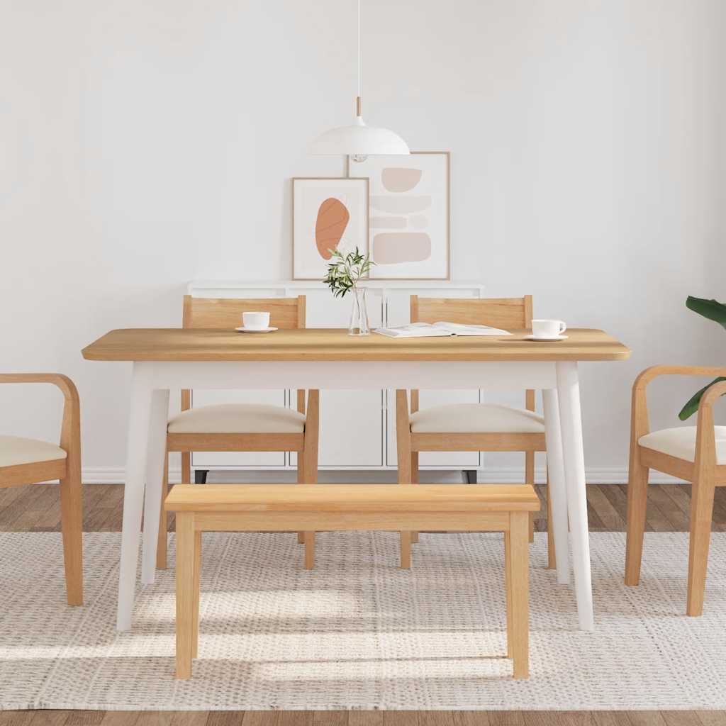Klupa 90 cm puna drvena guma