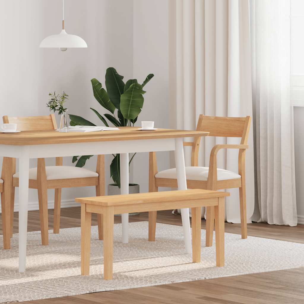 Klupa 90 cm puna drvena guma