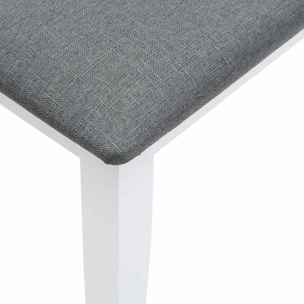 Klupa 90 cm bijela puna drvena guma