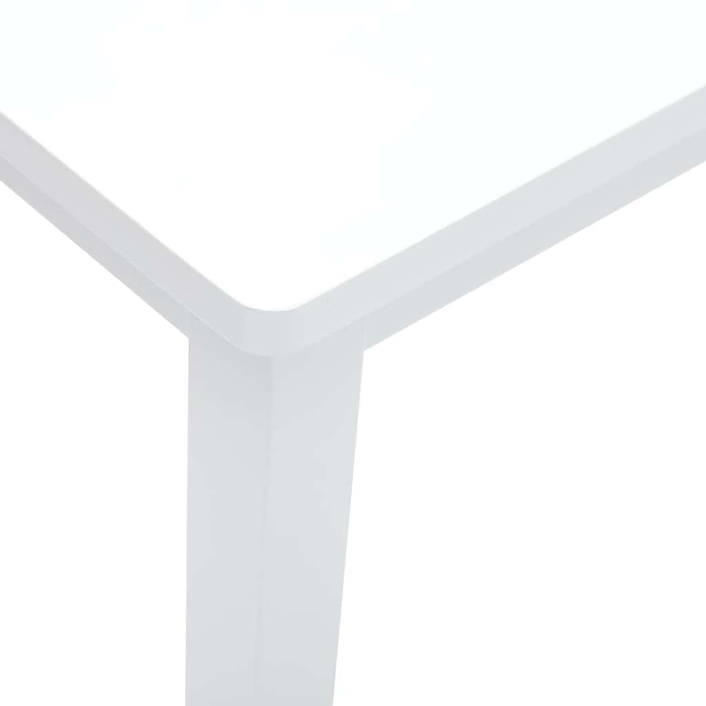 Klupa 90 cm bijela puna drvena guma