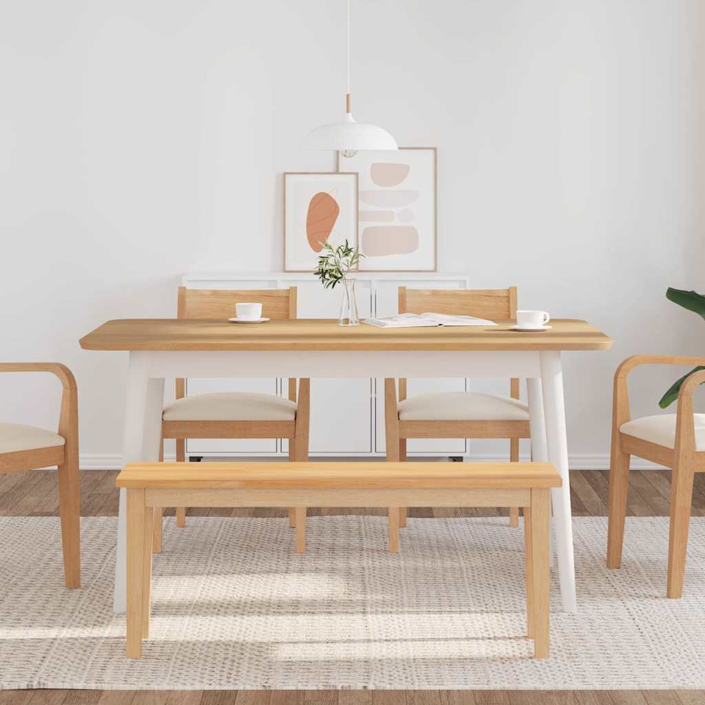 Klupa 110 cm puna drvena guma