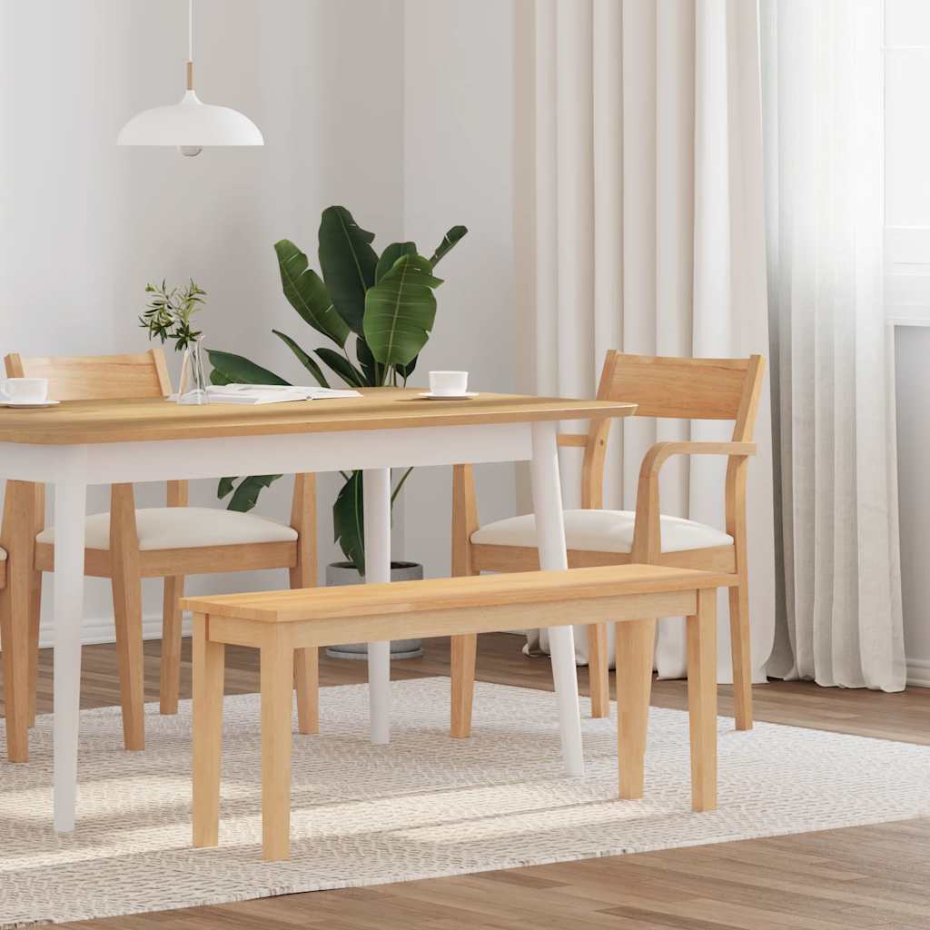 Klupa 110 cm puna drvena guma
