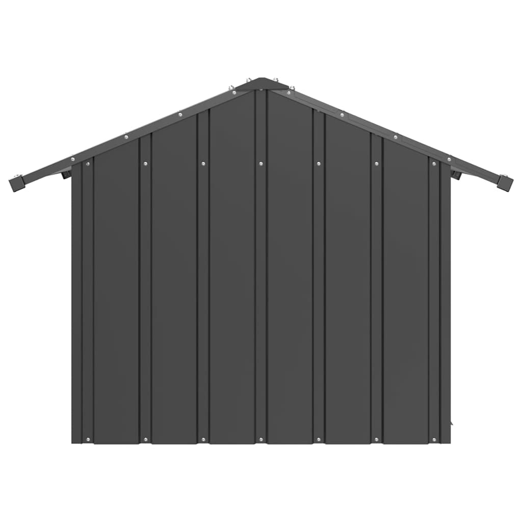 Kućica za pse s krovom 85x107x81 cm pocinčani čelik