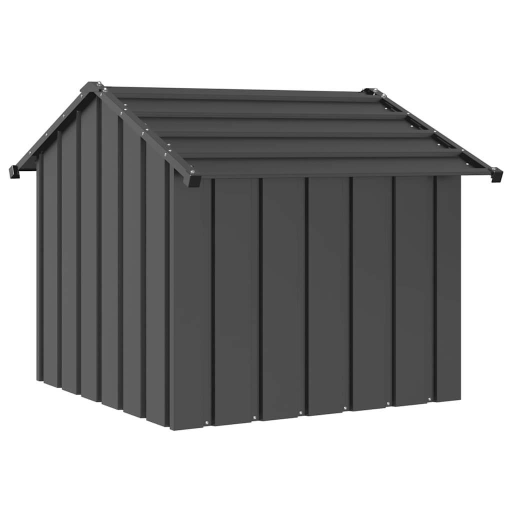Kućica za pse s krovom 85x107x81 cm pocinčani čelik