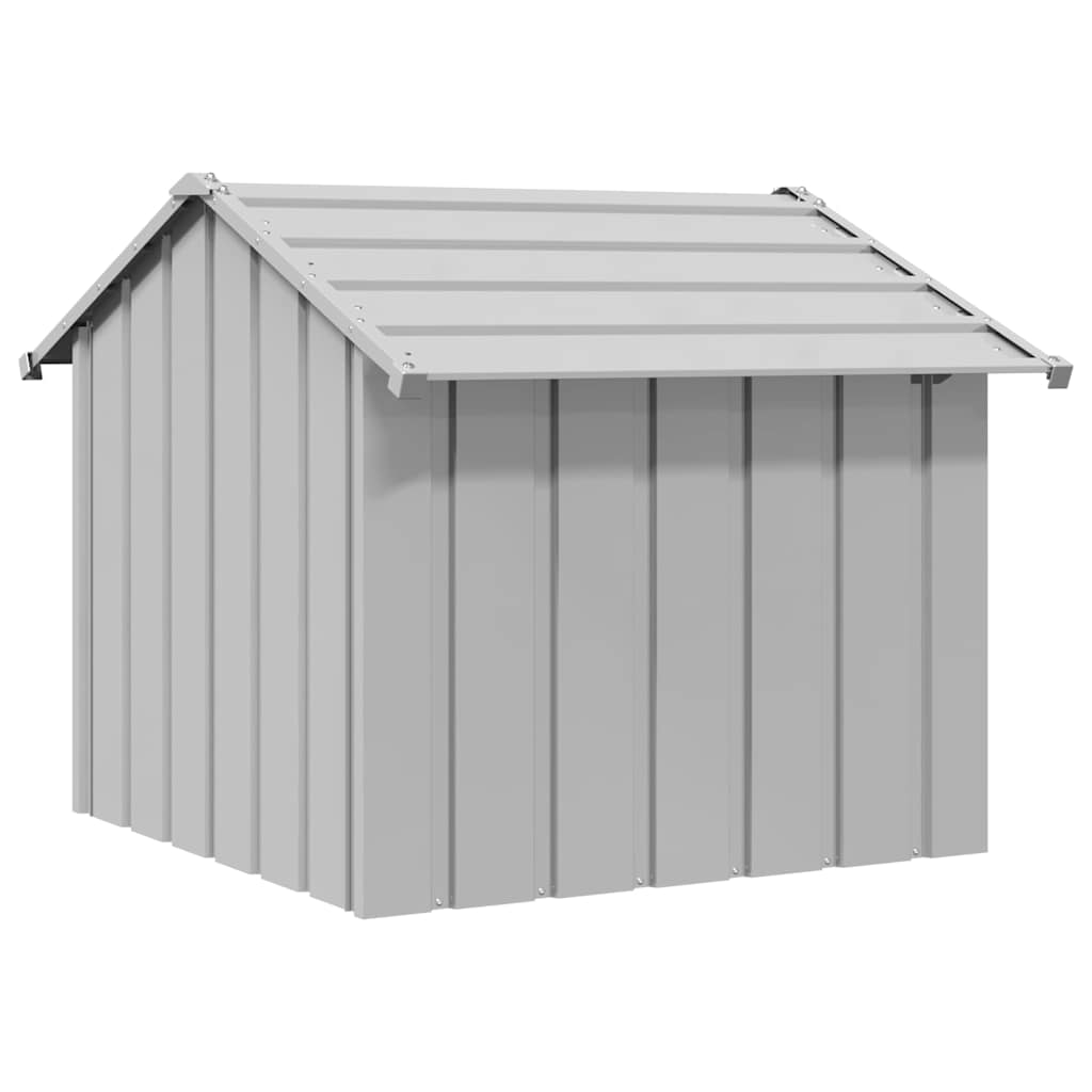 Kućica za pse s krovom 85x107x81 cm pocinčani čelik