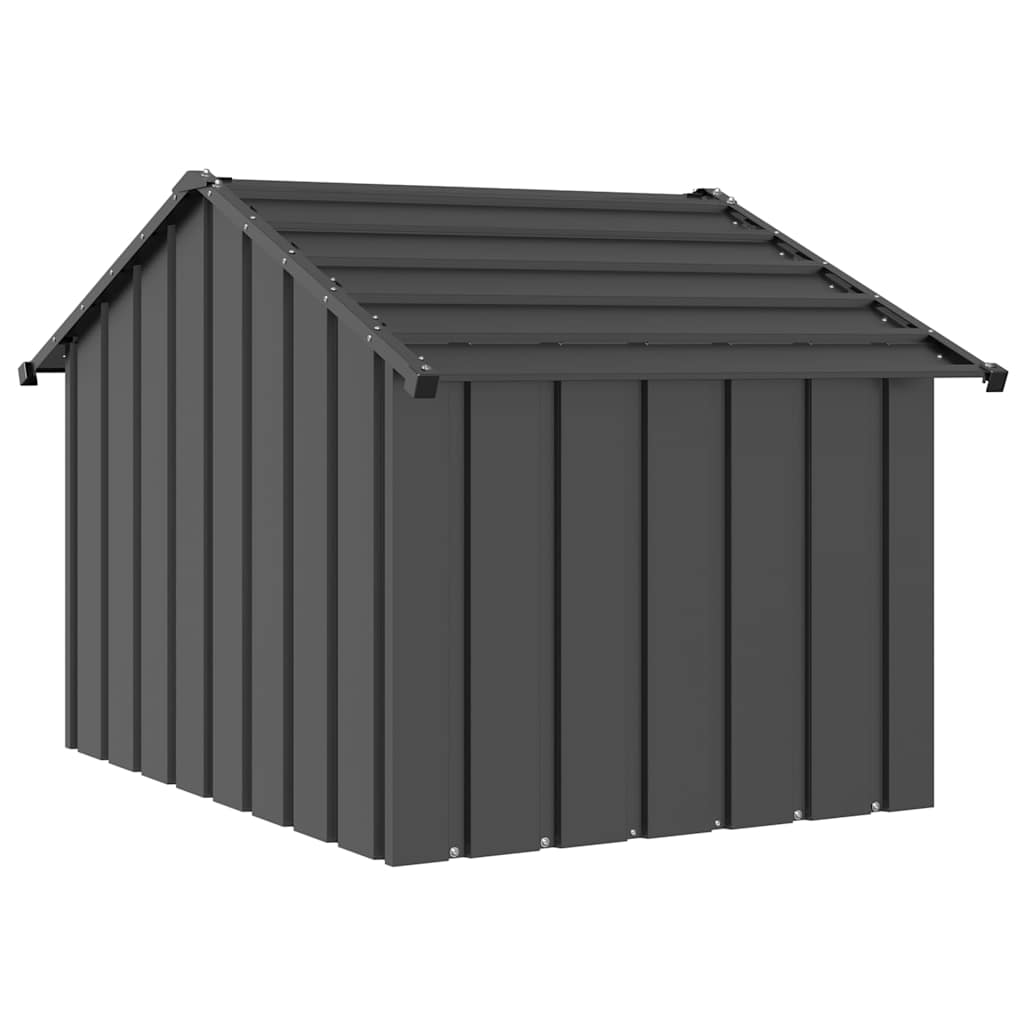Kućica za pse s krovom 83x130x85 cm pocinčani čelik