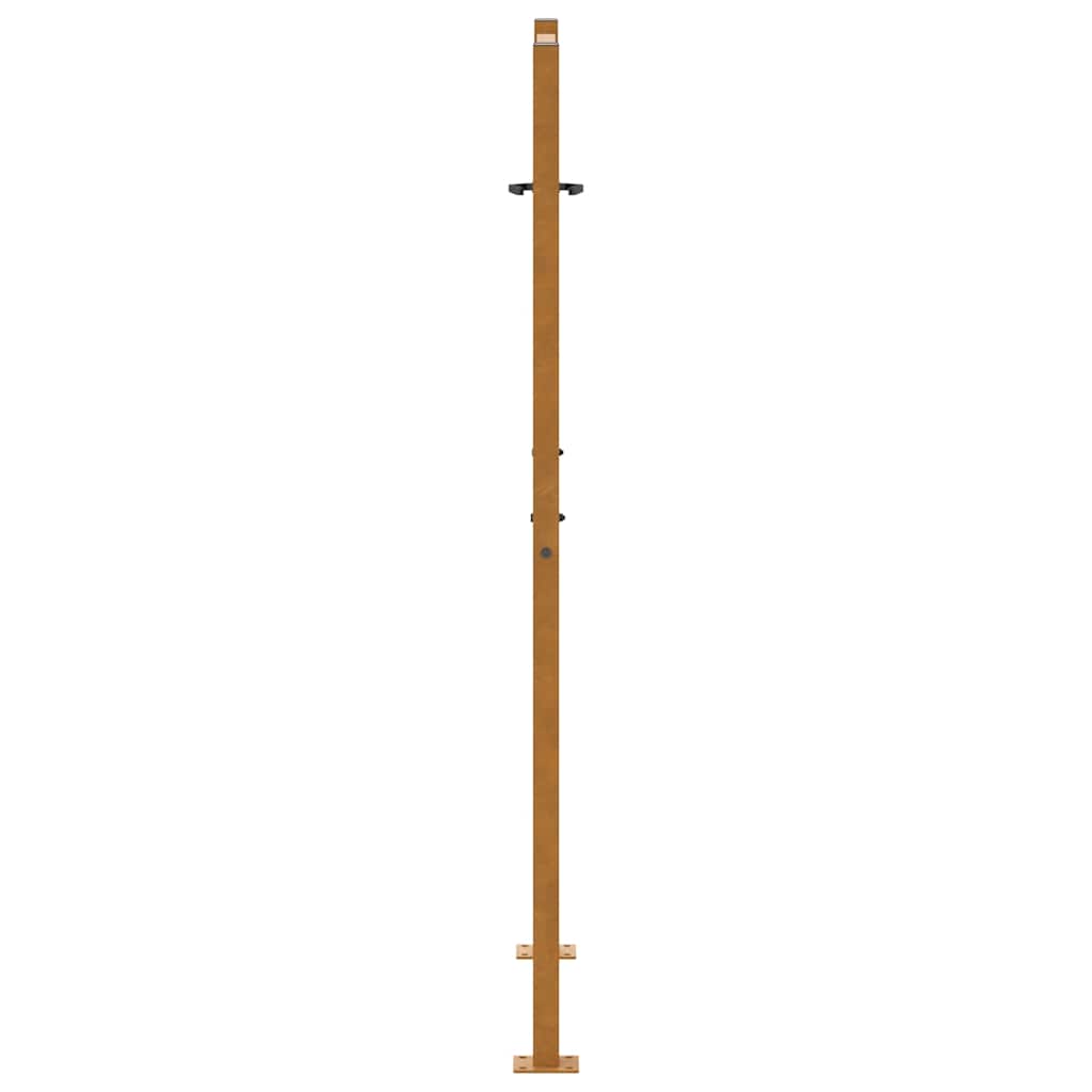 Vrtna vrata 100x150 cm Čelik otporan na vremenske uvjete Valoviti dizajn