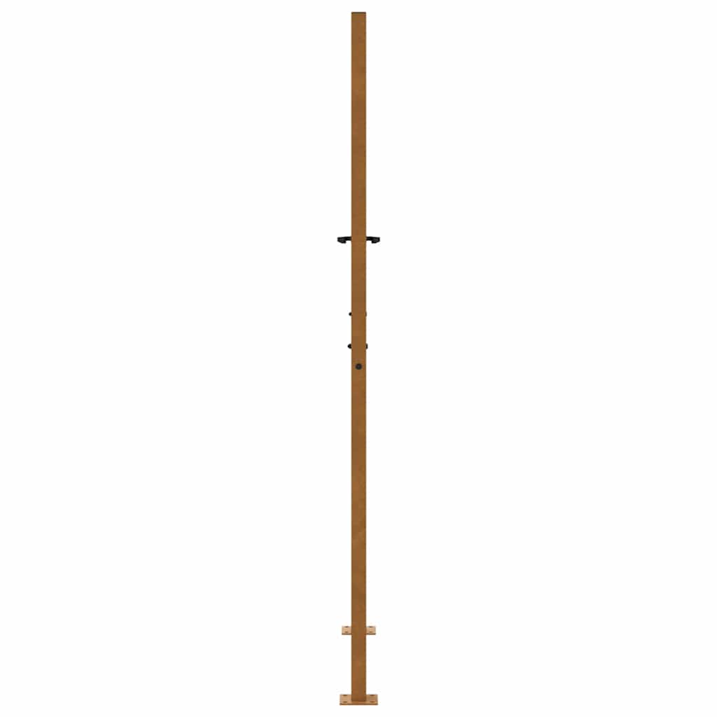 Vrtna vrata 100x175 cm Čelik otporan na vremenske uvjete Dizajn plamena