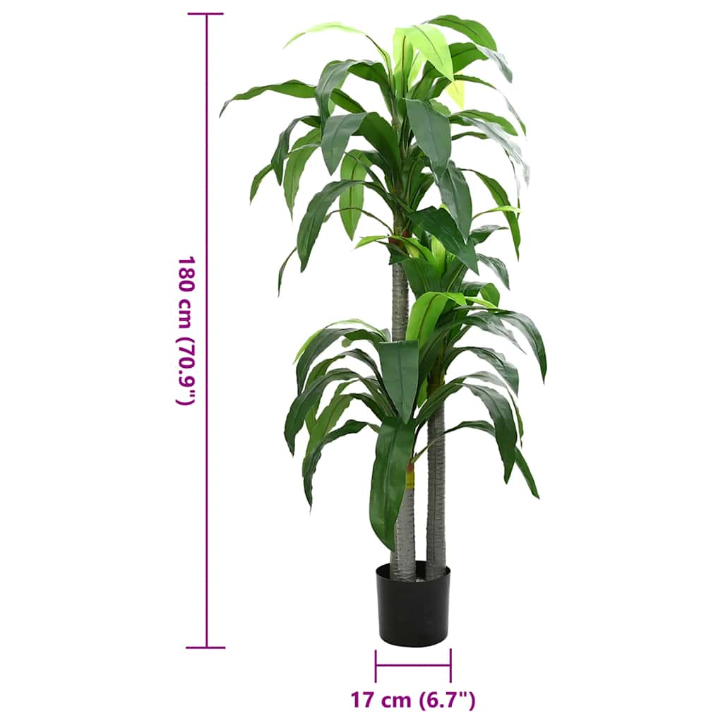 Umjetno stablo dracaena 36 listova 180 cm zeleno