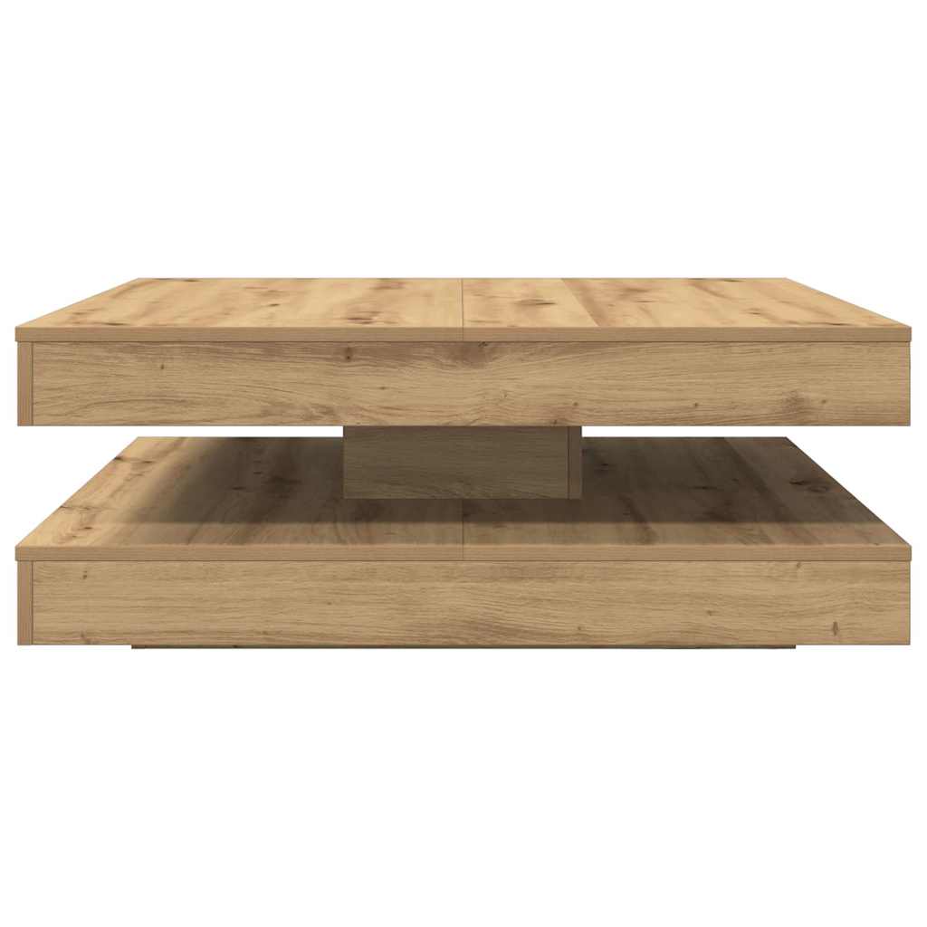 Klub stolić rotirajući za 360 stupnjeva, Artisan hrast 90x90x34,5 cm