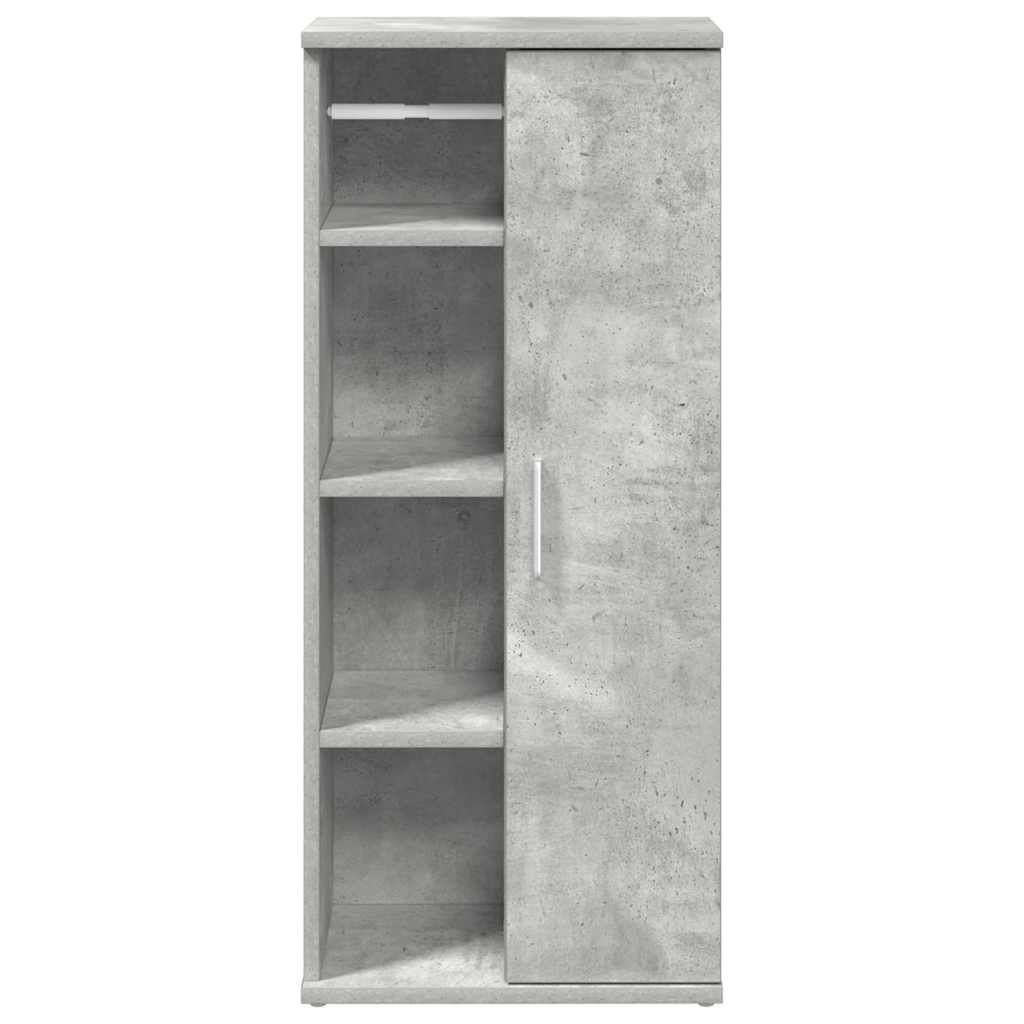 Kupaonski ormarić s držačem za role boja betona 39x22x90 cm