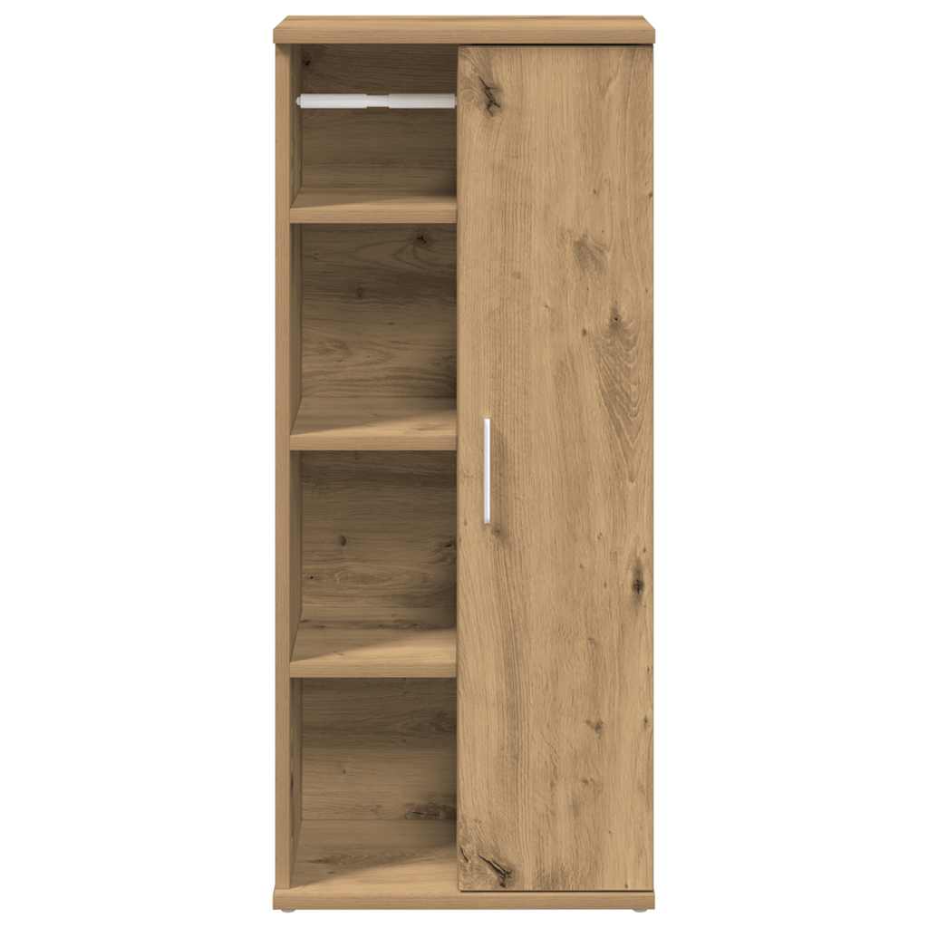 Kupaonski ormarić s držačem za role boja hrasta 39x22x90 cm