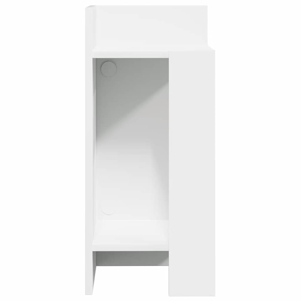 Pomoćni stolić s policom crni 25,5x27x60 cm