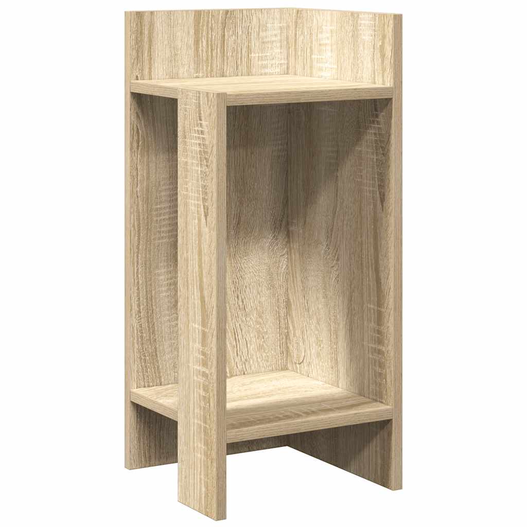 Pomoćni stolići 2 kom s policom boja hrasta sonome 25,5x27x60cm