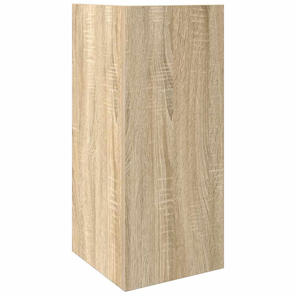 Pomoćni stolići 2 kom s policom boja hrasta sonome 25,5x27x60cm