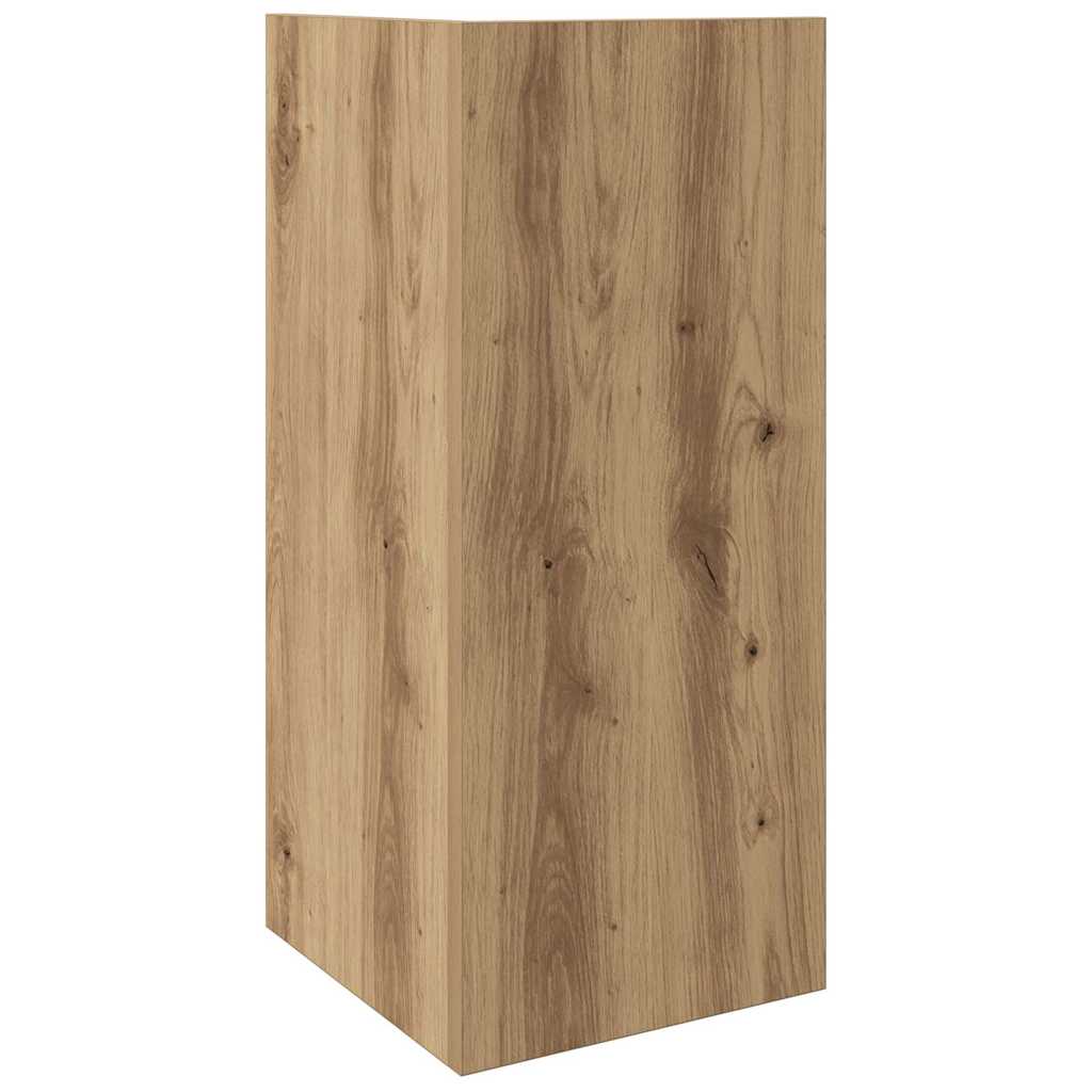 Pomoćni stolići 2 kom s policom boja hrasta 25,5x27x60 cm
