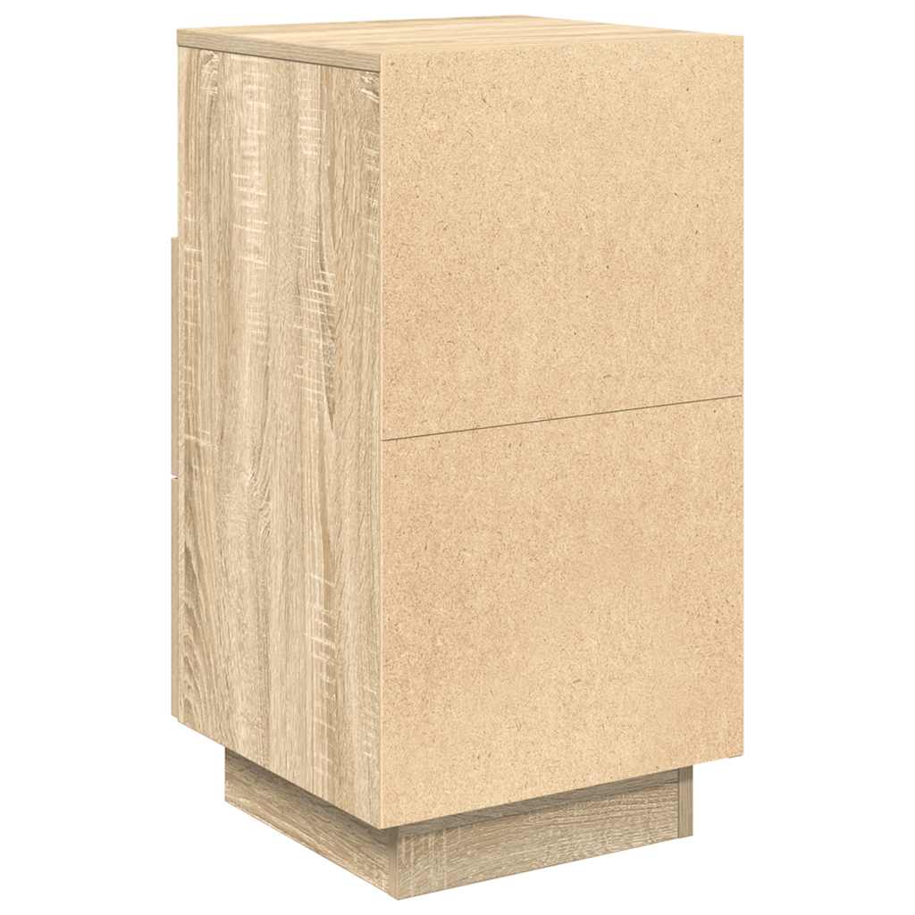 Noćni ormarići 2 kom s 2 ladice sonoma hrast 36x36x68 cm